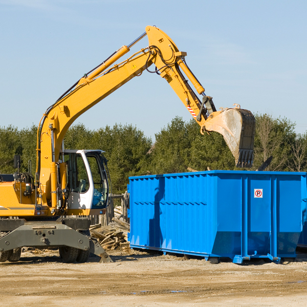 are there any restrictions on where a residential dumpster can be placed in Davis California